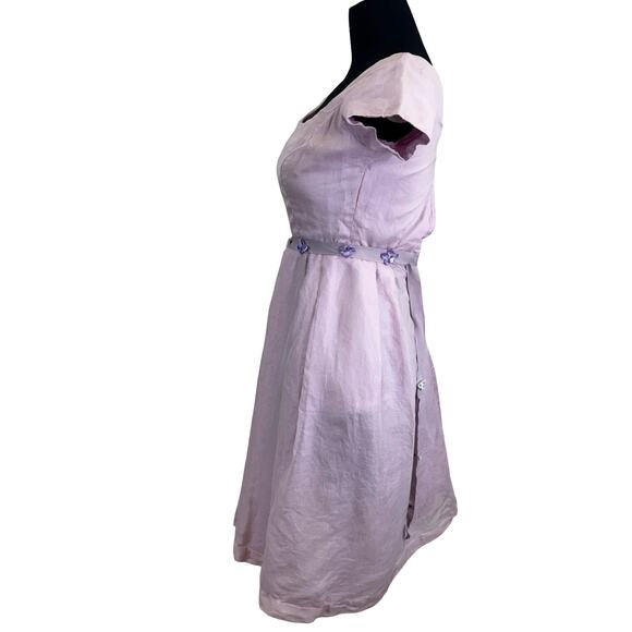 1950s Lavender Party Dress – Miss Betsy for Trask’s of Erie – Junior Size 5 - Picture 12 of 16